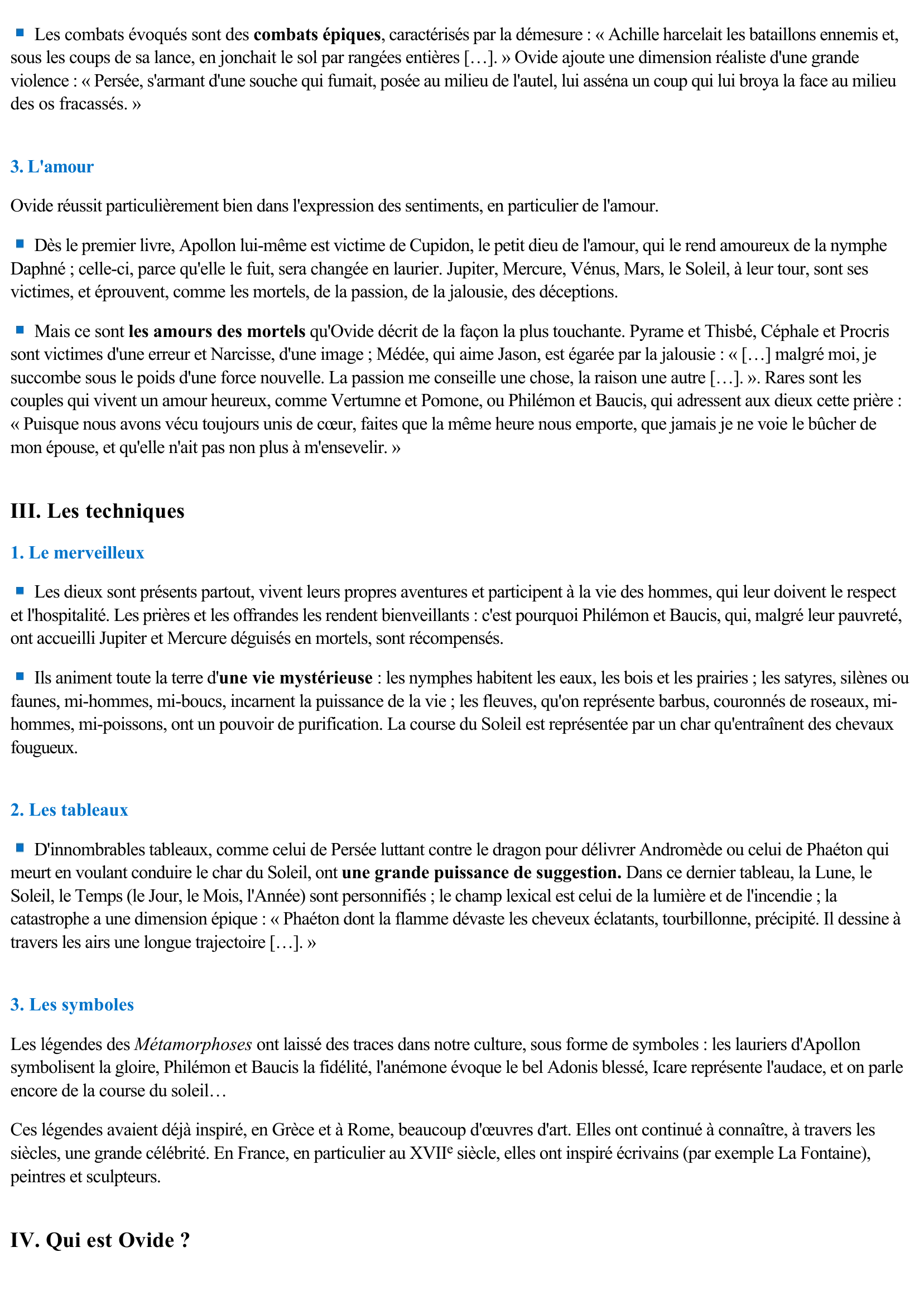 Prévisualisation du document Les Métamorphoses d'Ovide (Littérature)