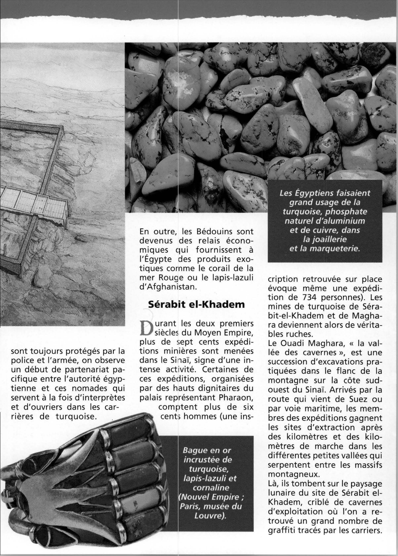 Prévisualisation du document Les mines de turquoise du Sinaï