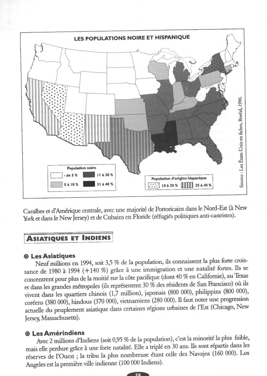 Prévisualisation du document Les minorités ethniques aux Etats-Unis