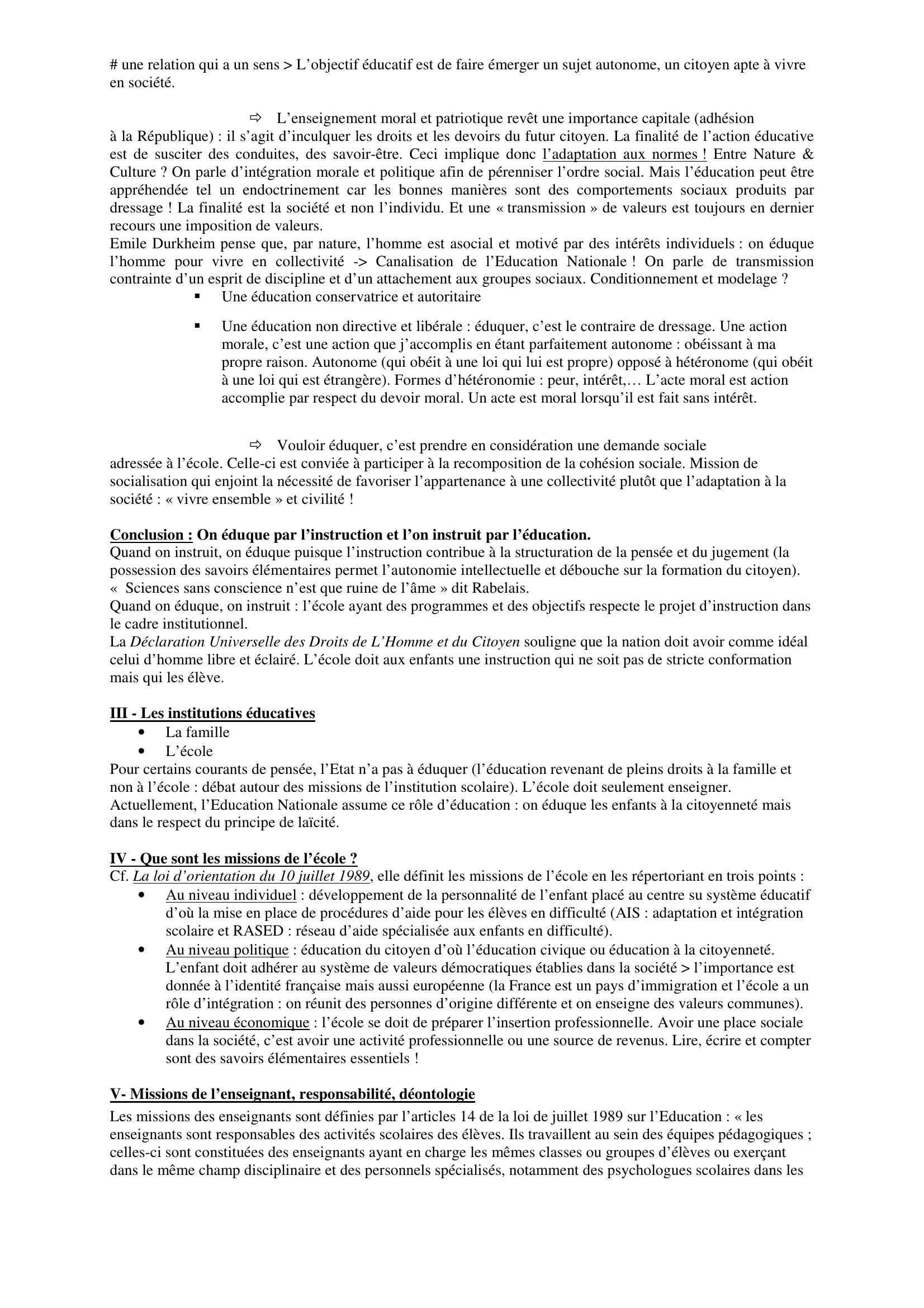 Prévisualisation du document LES MISSIONS DE L 'ECOLE

Synthèse construite par Sylvain
sylvain.
