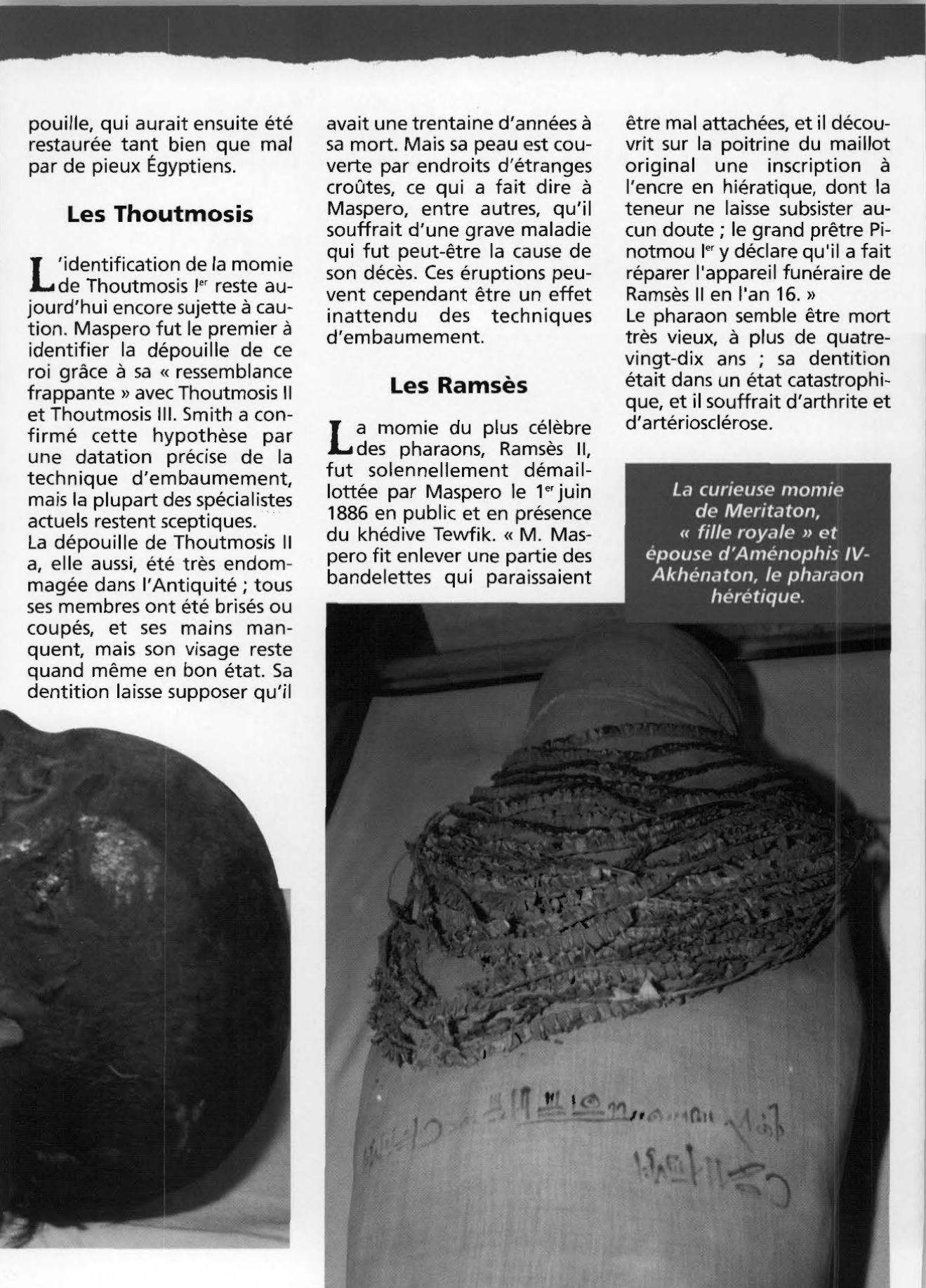Prévisualisation du document Les momies royales du musée du Caire