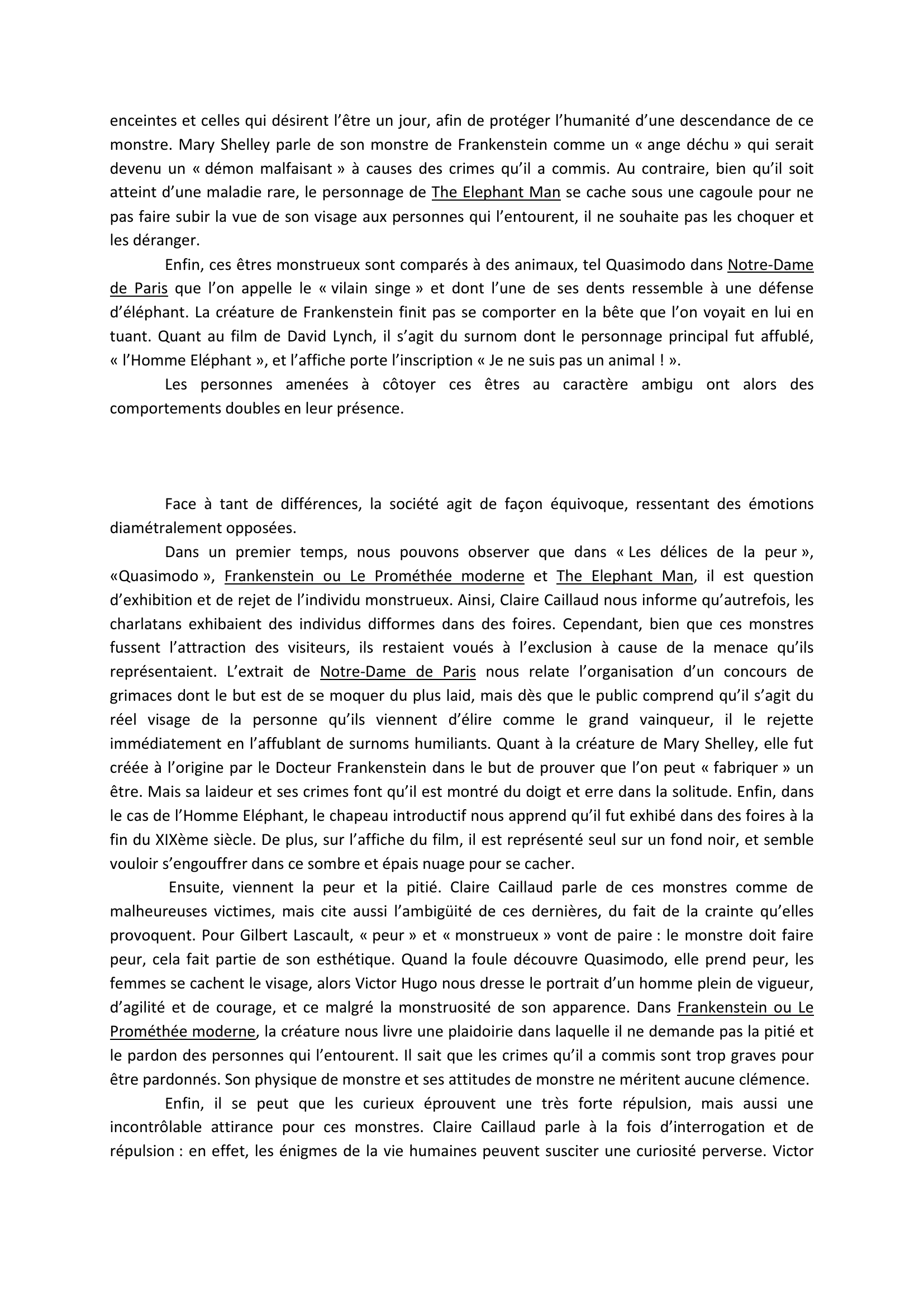 Prévisualisation du document LES MONSTRES