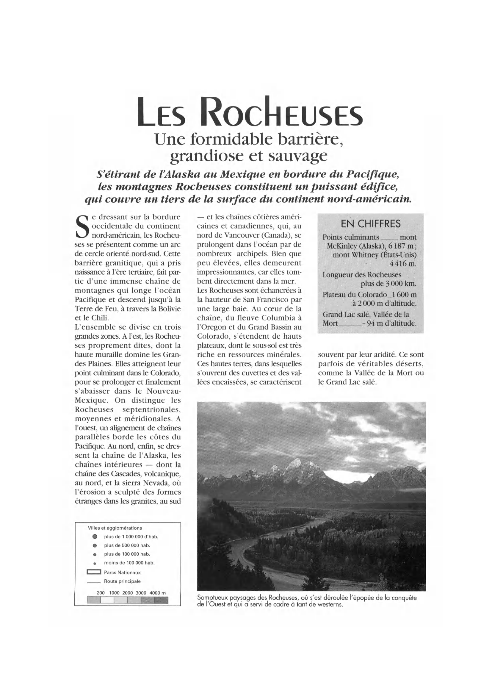 Prévisualisation du document Les Montagnes Rocheuses  ?