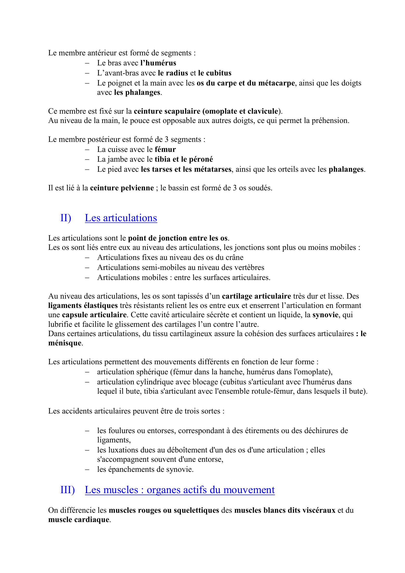 Prévisualisation du document Les mouvements
Synthèse construite par Sylvain
sylvain.
