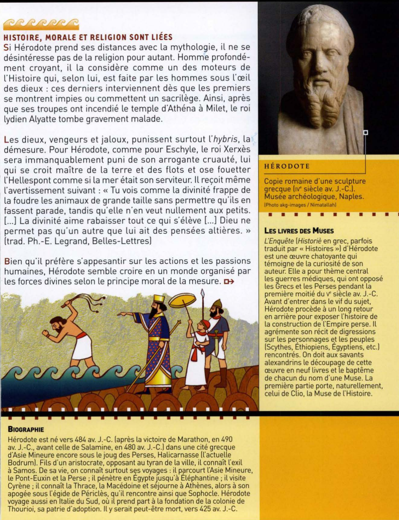 Prévisualisation du document LES MYTHES ET LA RELIGION CHEZ HERODOTE