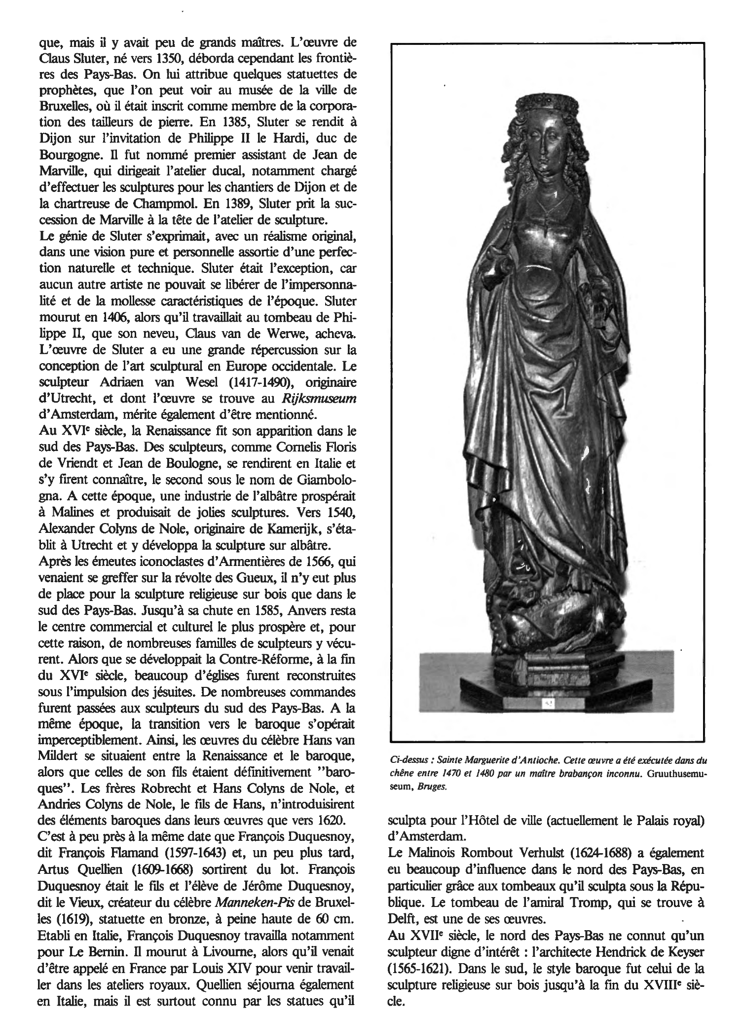 Prévisualisation du document Les Pays-Bas : l'épanouissement de la sculpture religieuse sur bois