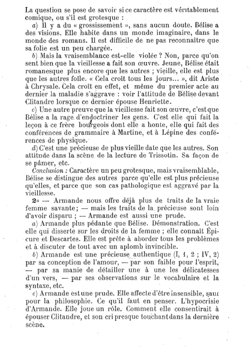 Prévisualisation du document Les pédantes dans « les Femmes Savantes ».