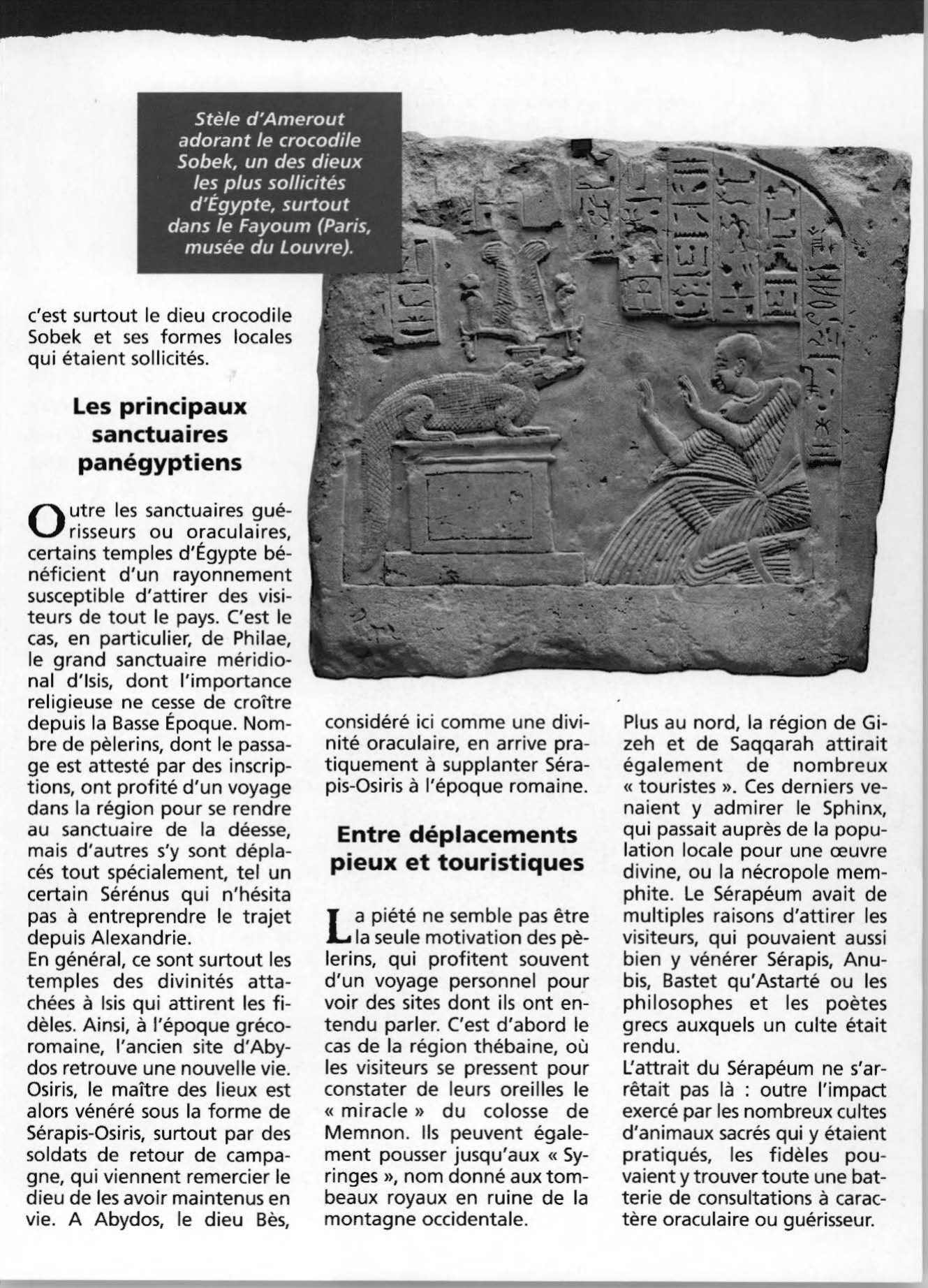 Prévisualisation du document Les pèlerinages dans l'Égypte gréco—romaine