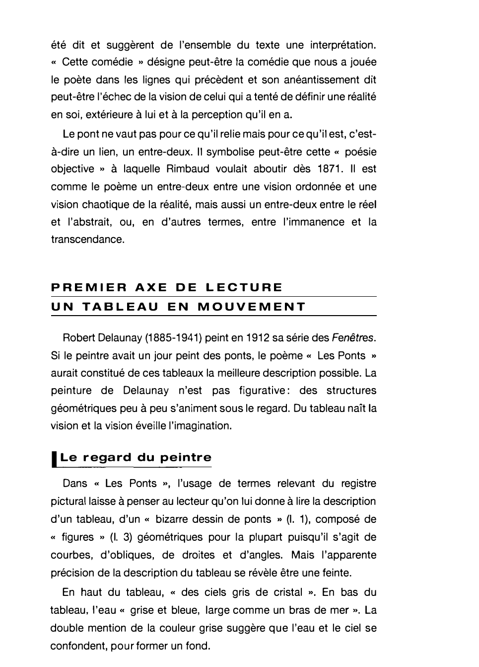 Prévisualisation du document Les Ponts de Rimbaud - Illuminations (analyse littéraire)