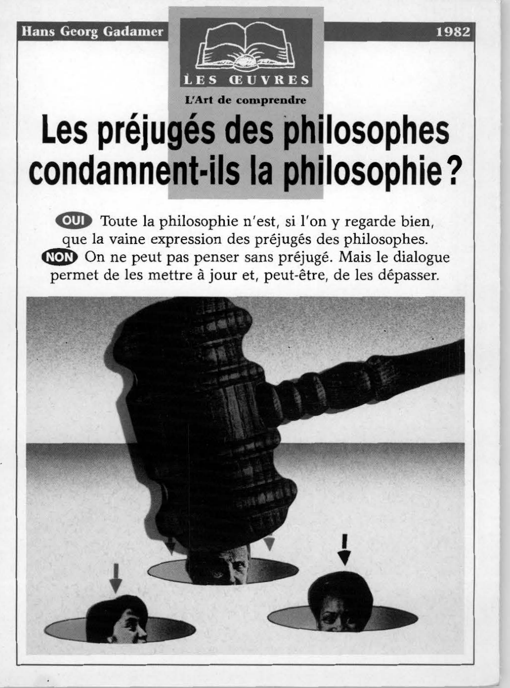 Prévisualisation du document Les préjugés de la philosophie condamnent-ils la philosophie ?