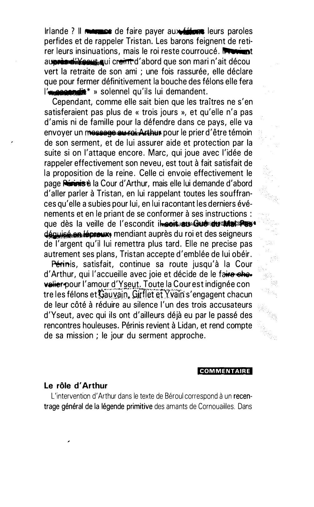 Prévisualisation du document LES PRÉPARATIFS DE L'ESCONDIT - Tristan et Yseut de Béroul