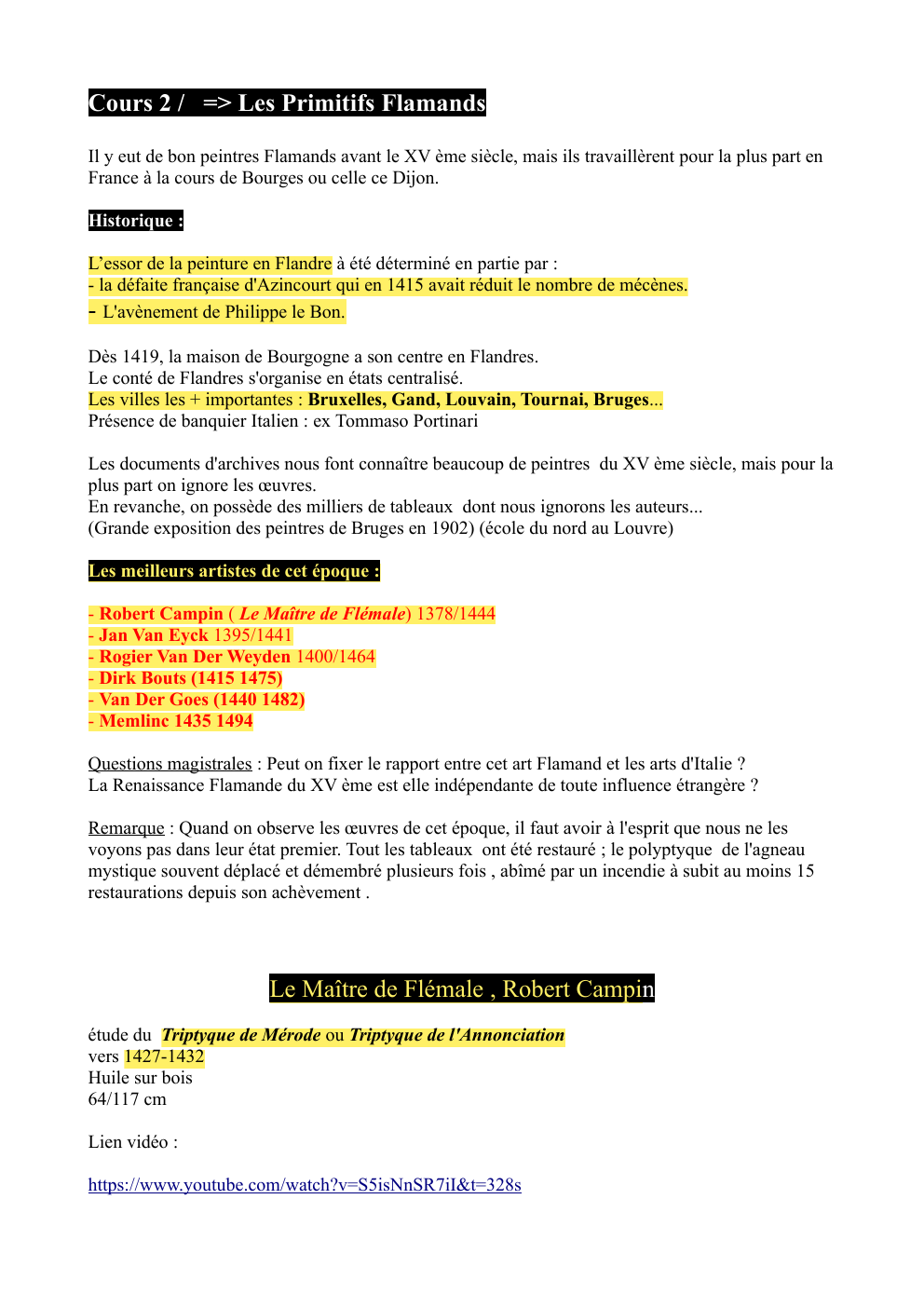 Prévisualisation du document les primitifs flamands