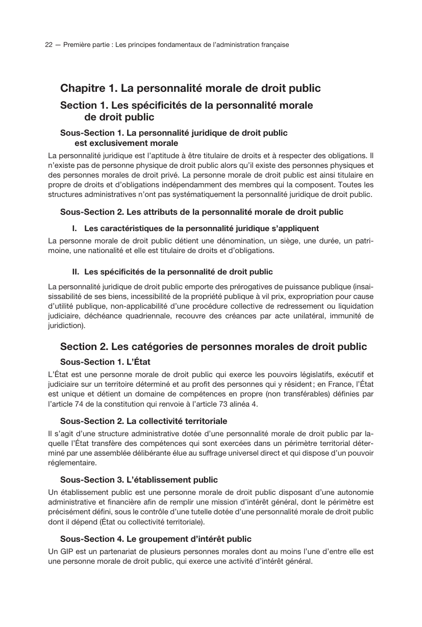 Prévisualisation du document Les principes fondamentaux de l'administration française