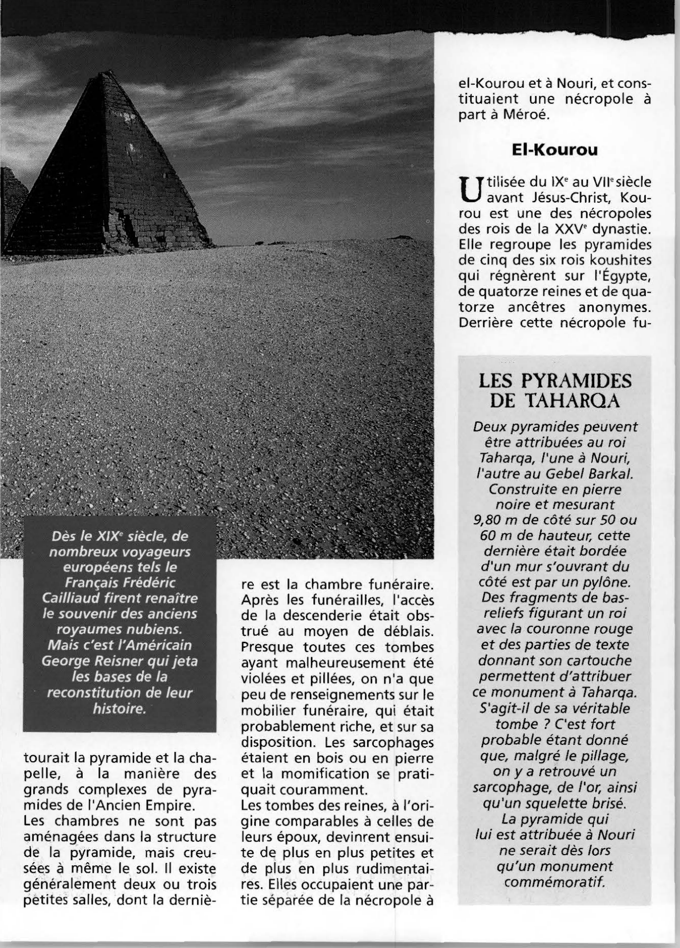 Prévisualisation du document Les pyramides Nubie