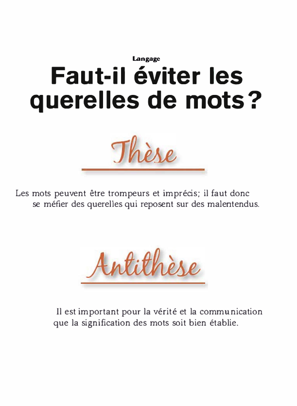 Prévisualisation du document Les querelles de mots sont elle futile ?