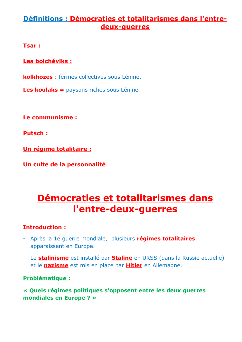 Prévisualisation du document les régimes totalitaire de l entre 2 guerres