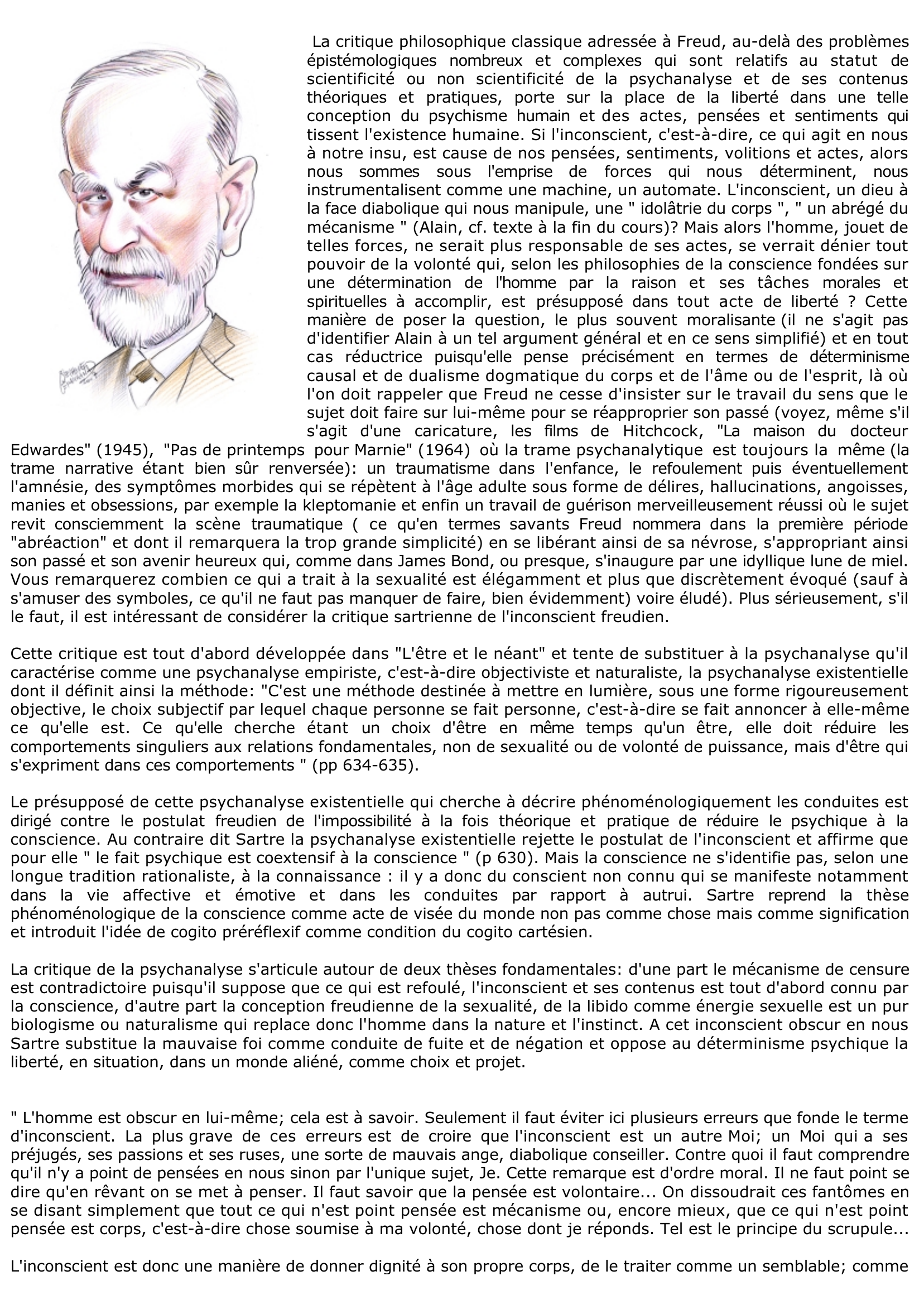 Prévisualisation du document Les résistants à Freud