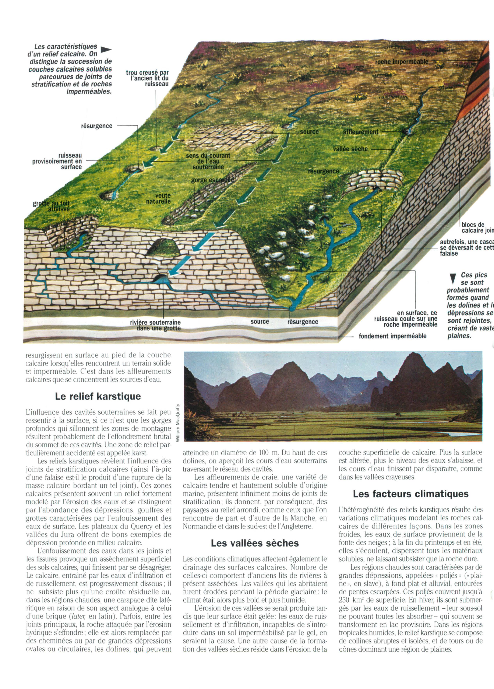 Prévisualisation du document Les Roches calcaires