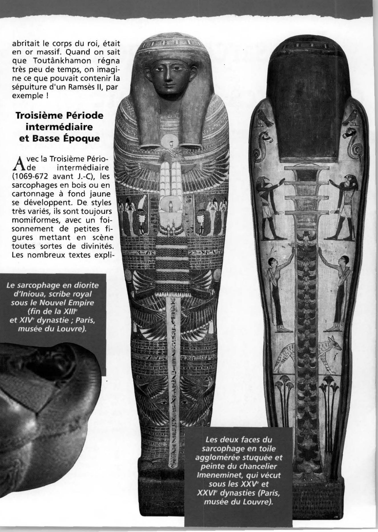 Prévisualisation du document Les sarcophages, demeures d'éternité dans l’Egypte ancienne
