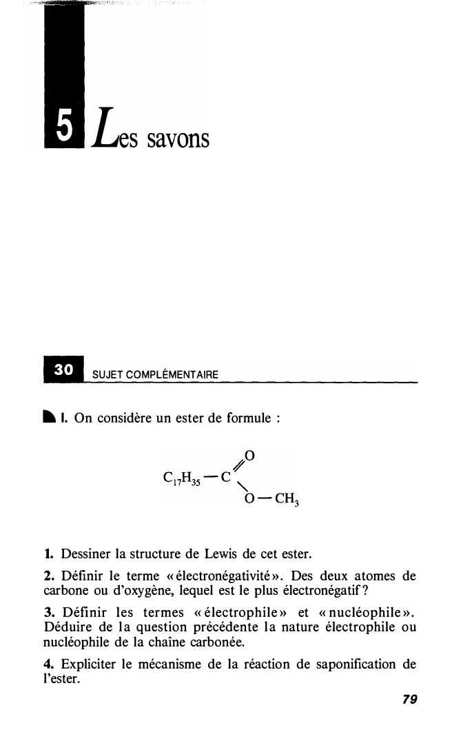 Prévisualisation du document Les savons