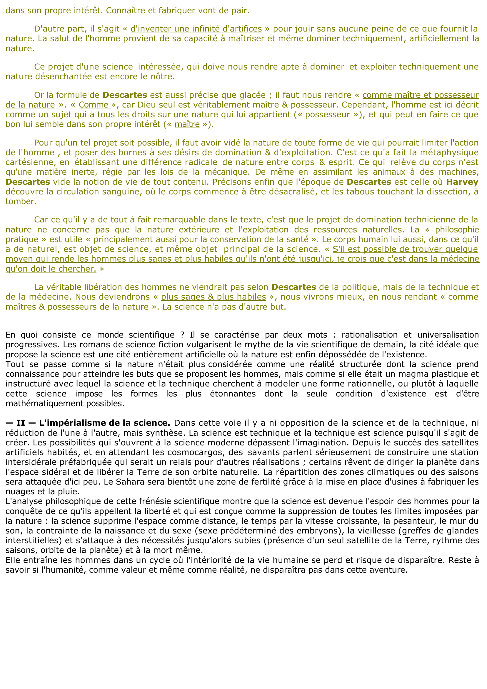 Prévisualisation du document Les sciences ont-elles pour objet de transformer le monde 	?