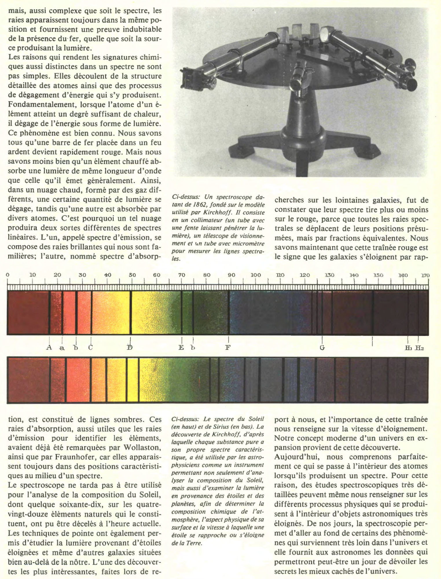 Prévisualisation du document Les spectroscopes