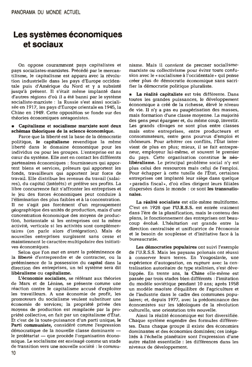 Prévisualisation du document Les systèmes économiques et sociaux en Allemagne (en 1980)