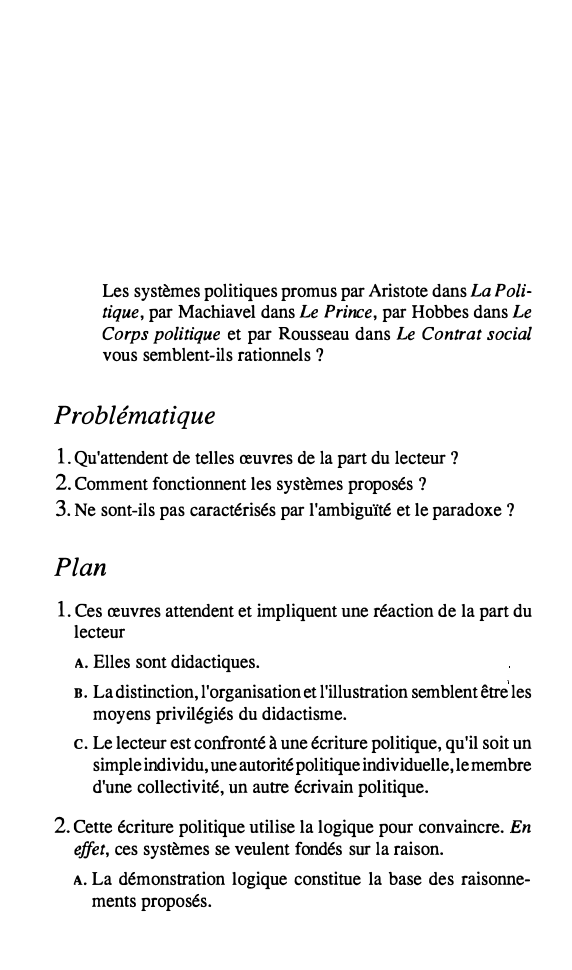 Prévisualisation du document Les systèmes politiques promus par Aristote dans La Poli­
tique, par Machiavel dans Le Prince, par Hobbes dans Le
Corps...