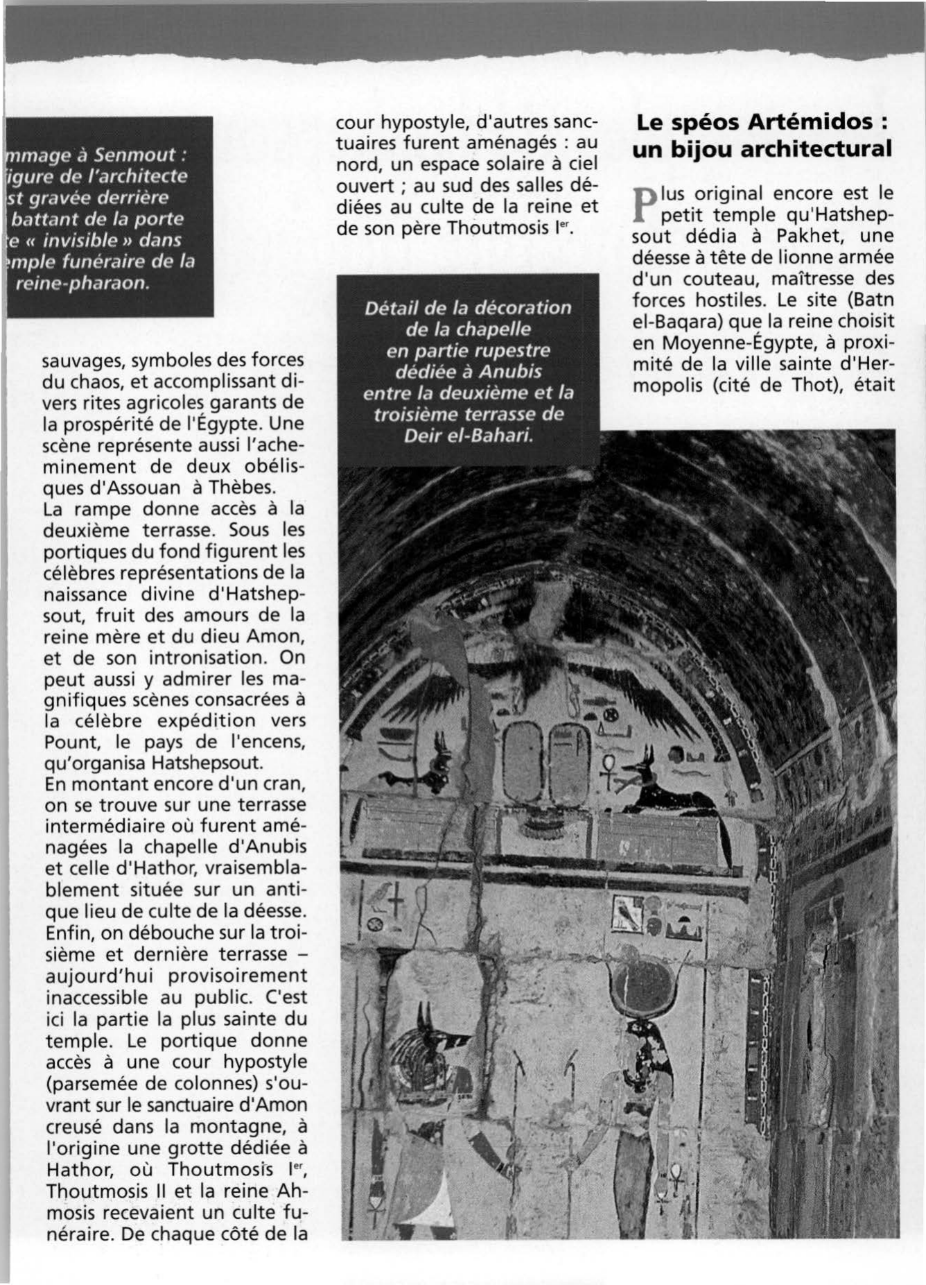 Prévisualisation du document Les temples d'Hatshepsout