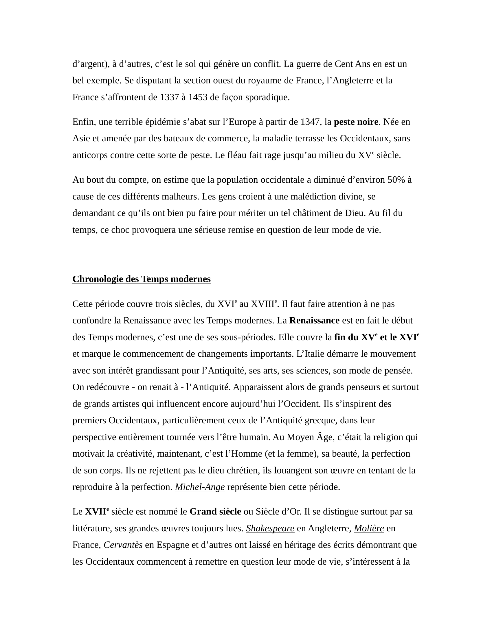 Prévisualisation du document Les Temps modernes