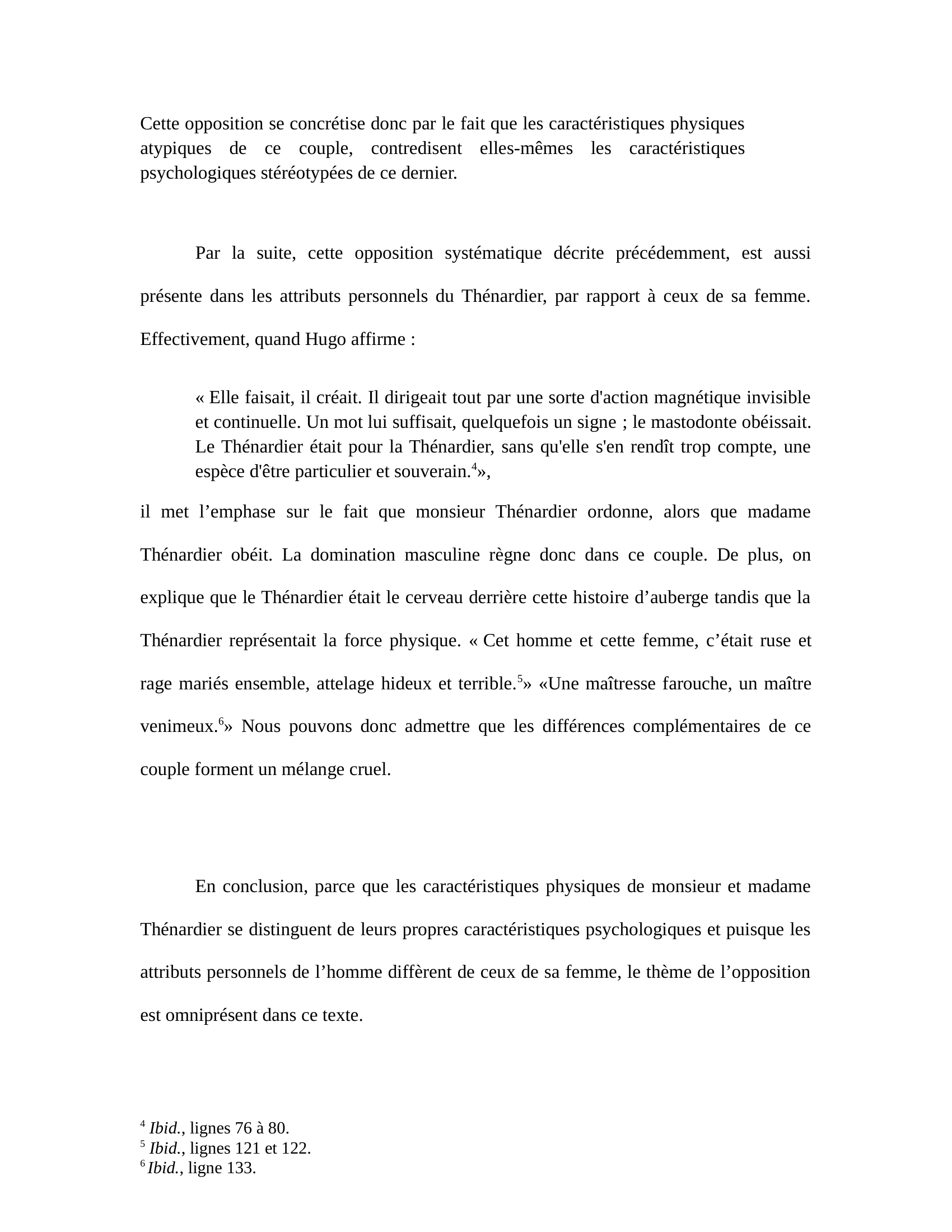 Prévisualisation du document Les Thénardier : L’opposition