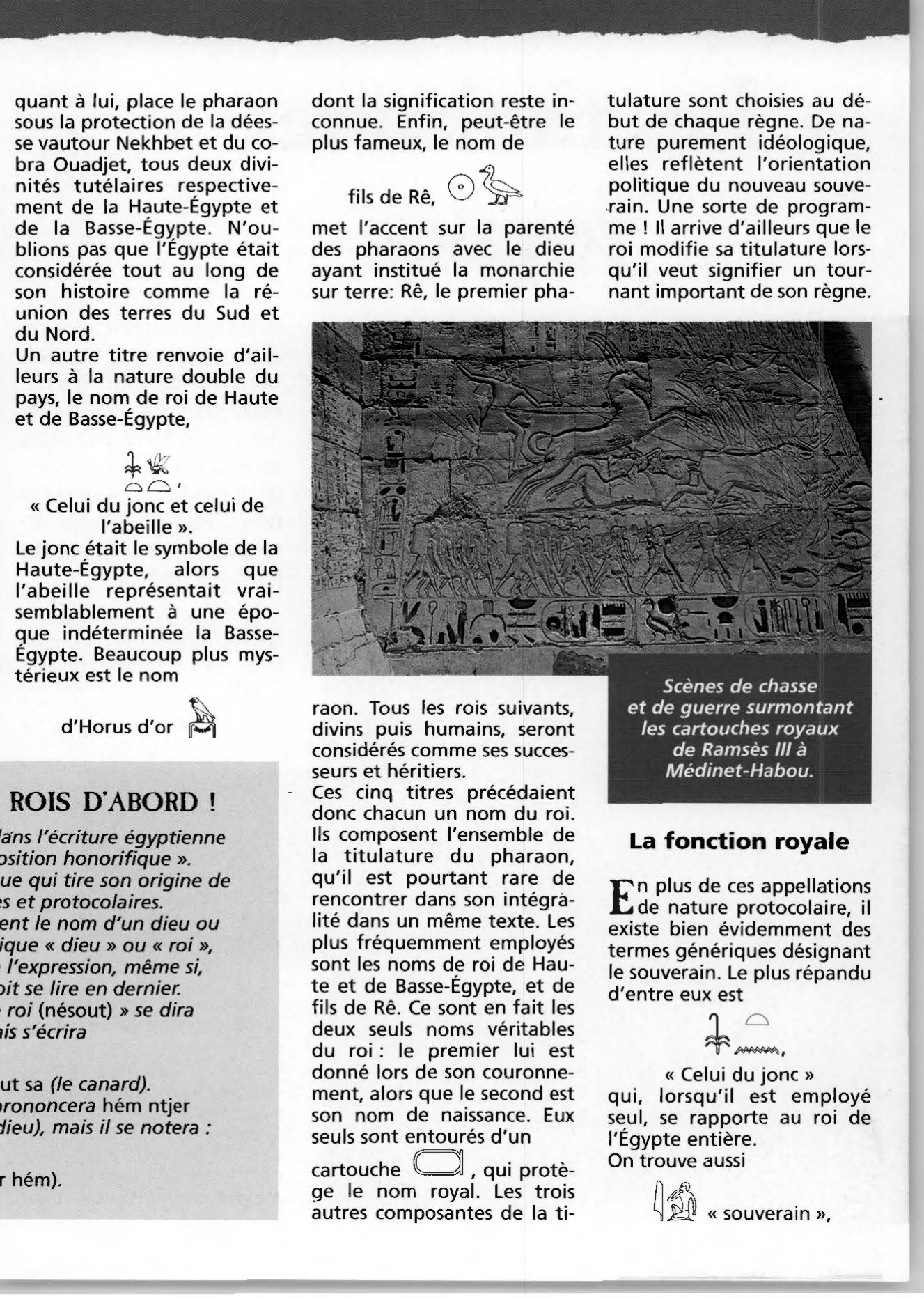 Prévisualisation du document Les titulatures royales