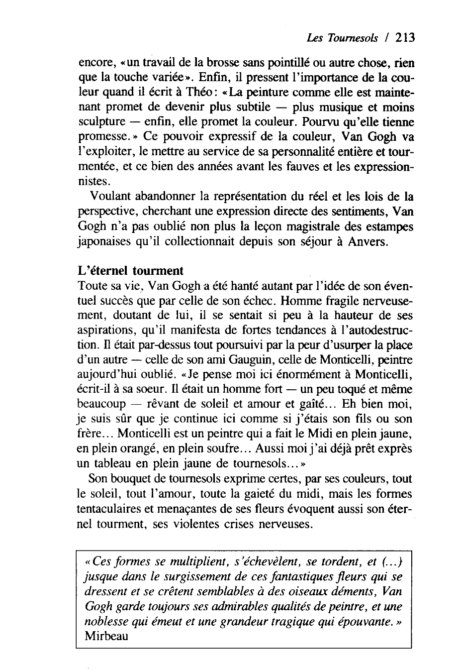 Prévisualisation du document Les Tournesols 1888 Vincent Van Gogh (1853-1890)