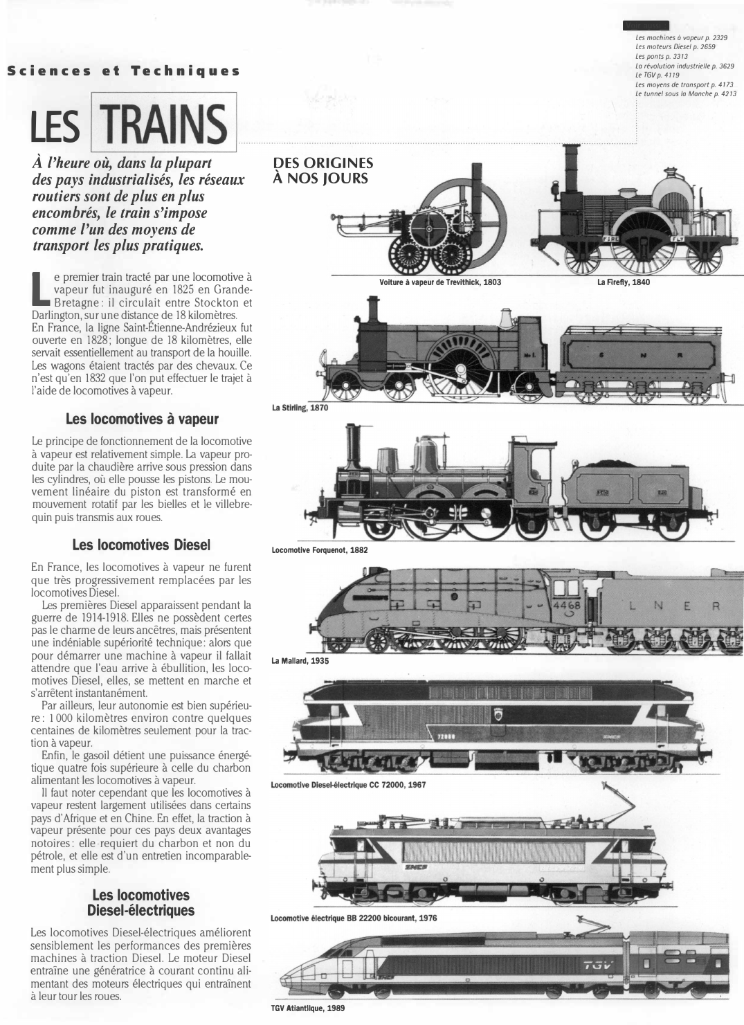 Prévisualisation du document LES TRAINS