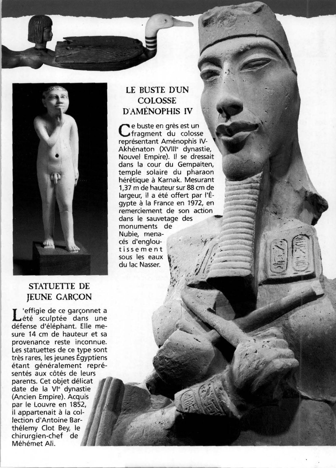 Prévisualisation du document Les trésors égyptiens du Louvre