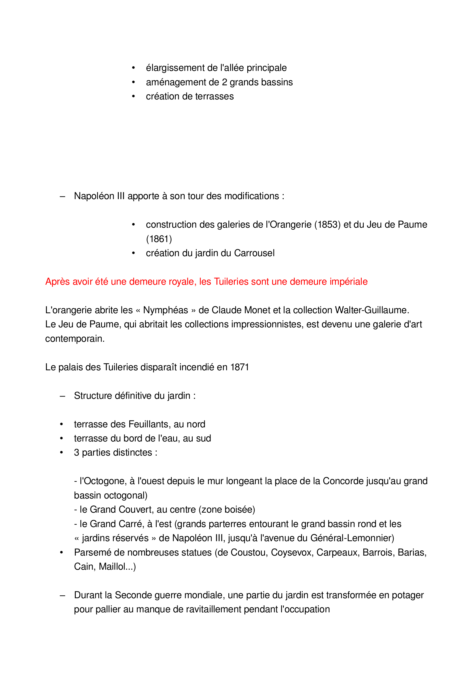 Prévisualisation du document Les Tuileries (présentation géographique)