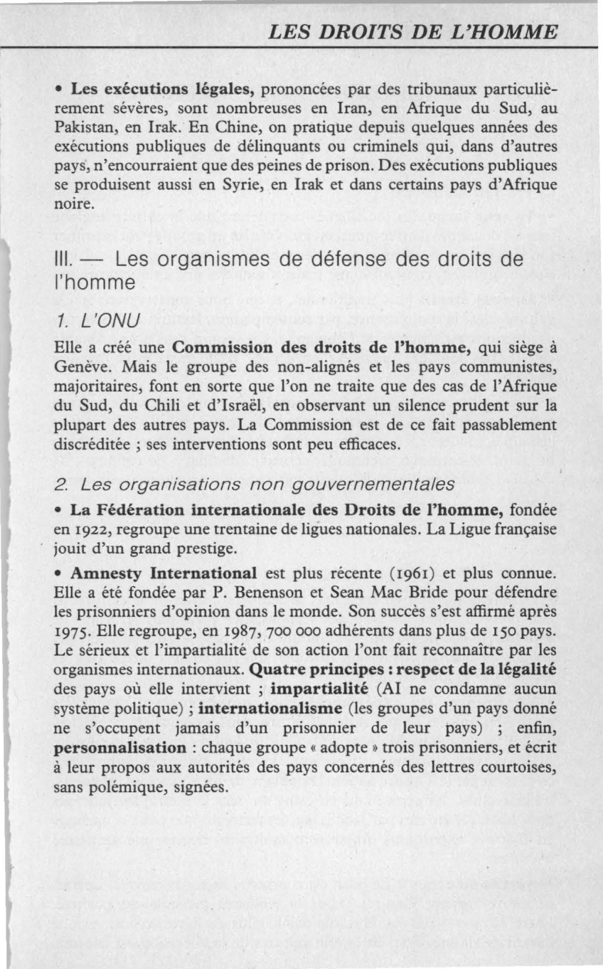 Prévisualisation du document LES VIOLATIONS DES DROITS DE L'HOMME  ET LEUR DÉNONCIATION