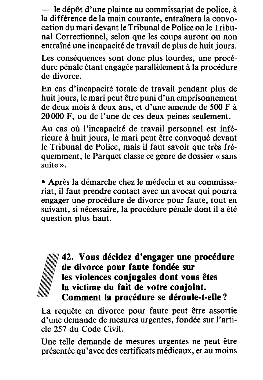 Prévisualisation du document LES VIOLENCES CONJUGALES: Les observations qui suivent traitent du problème desviolences