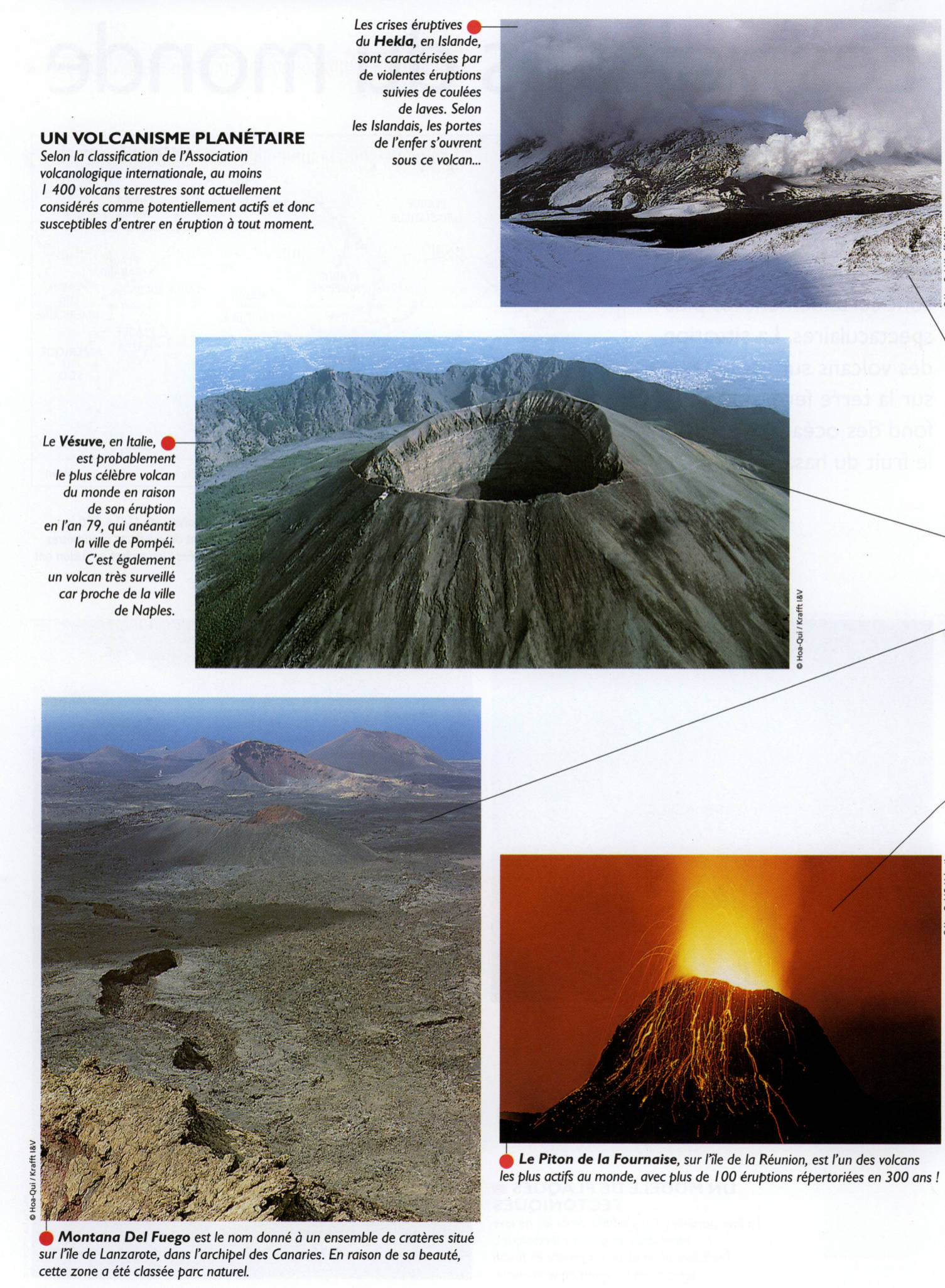 Prévisualisation du document Les volcans du monde