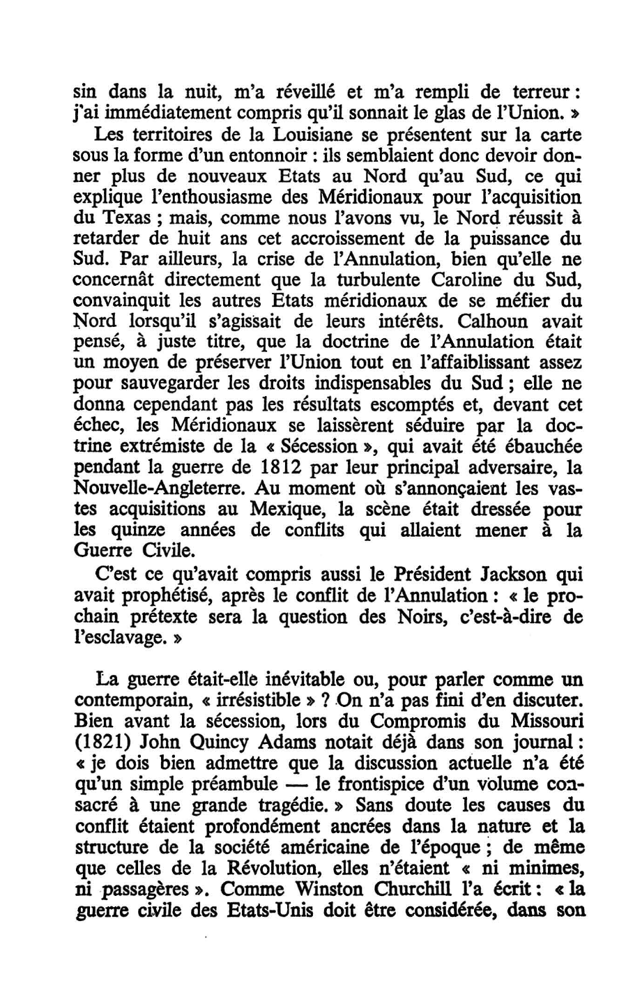 Prévisualisation du document L'ESCLAVAGE ET LA SÉCESSION (HISTOIRE DES ETATS-UNIS)