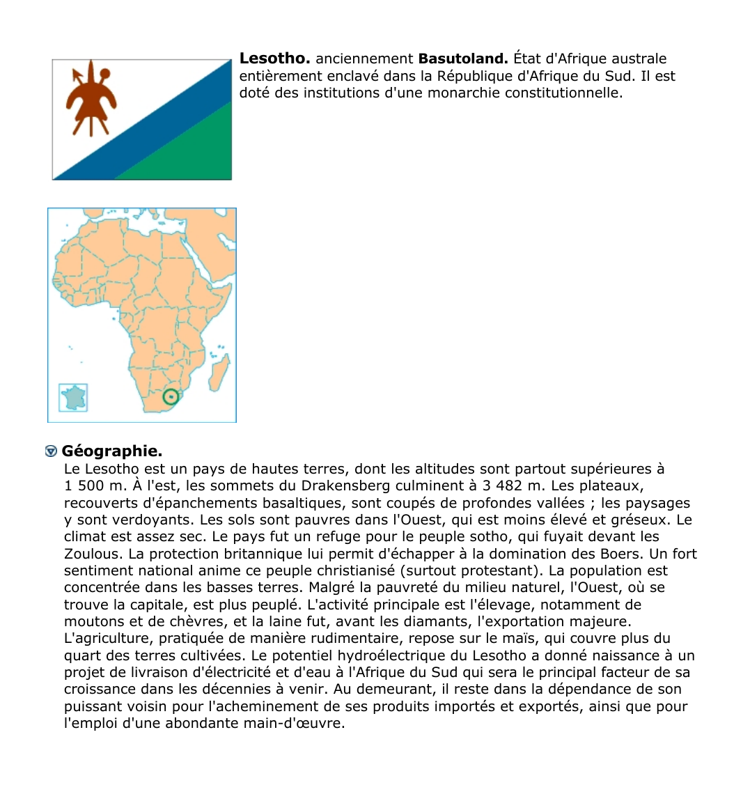 Prévisualisation du document Lesotho.