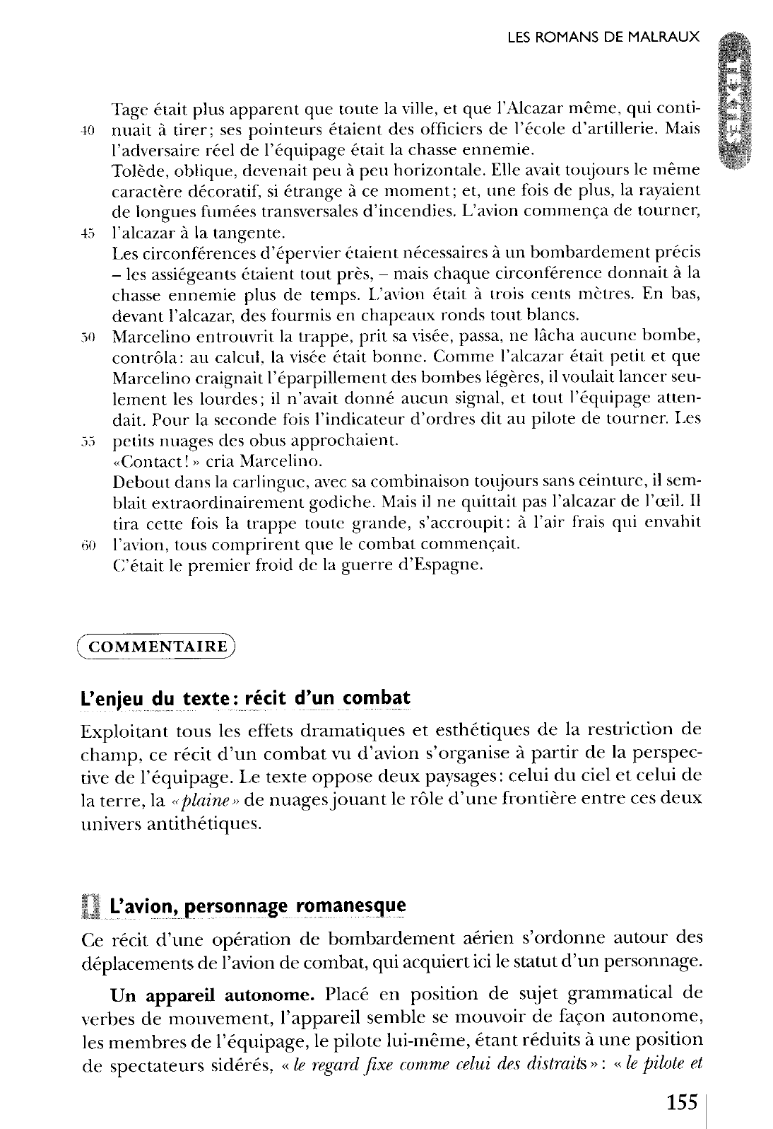 Prévisualisation du document L'Espoir, 1re partie, « L'illusion lyrique», II, «Exercice de l'apocalypse » (commentaire)