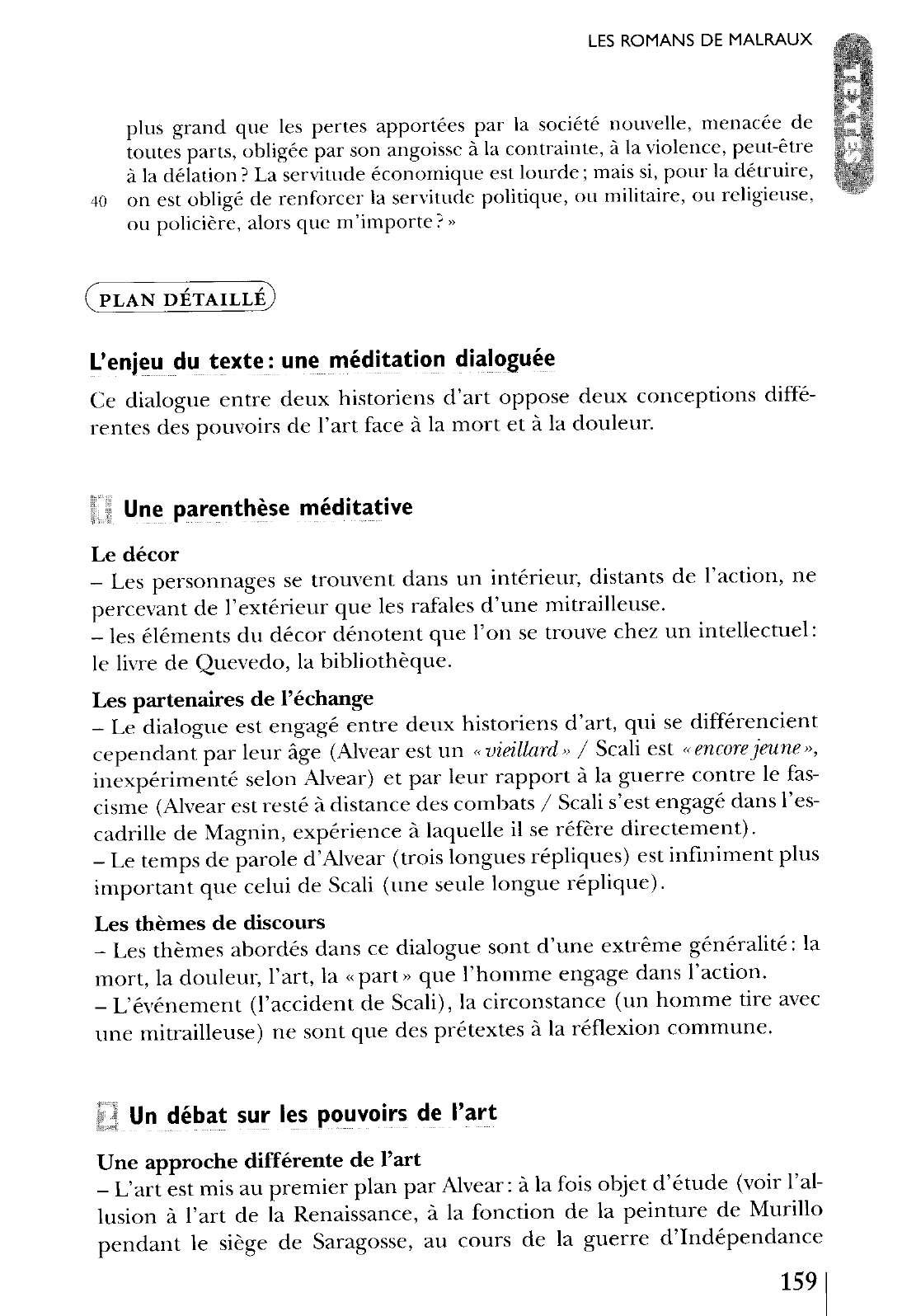 Prévisualisation du document L'Espoir, IIe partie, « Le Manzanarès », I, «Être et faire»: commentaire composé.