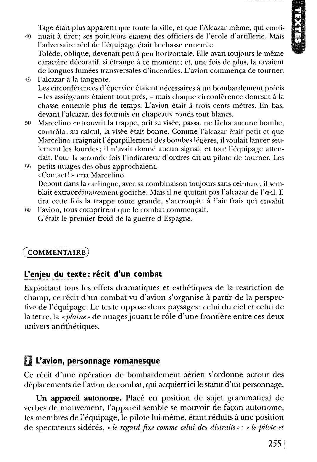 Prévisualisation du document L'Espoir, Ire partie, « L'illusion lyrique», II, «Exercice de l'apocalypse»: Malraux