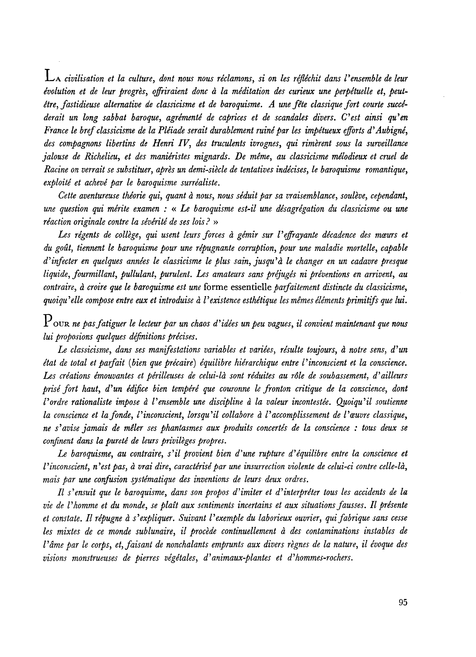 Prévisualisation du document L'ESPRIT DE LA  LITTÉRATURE BAROQUE