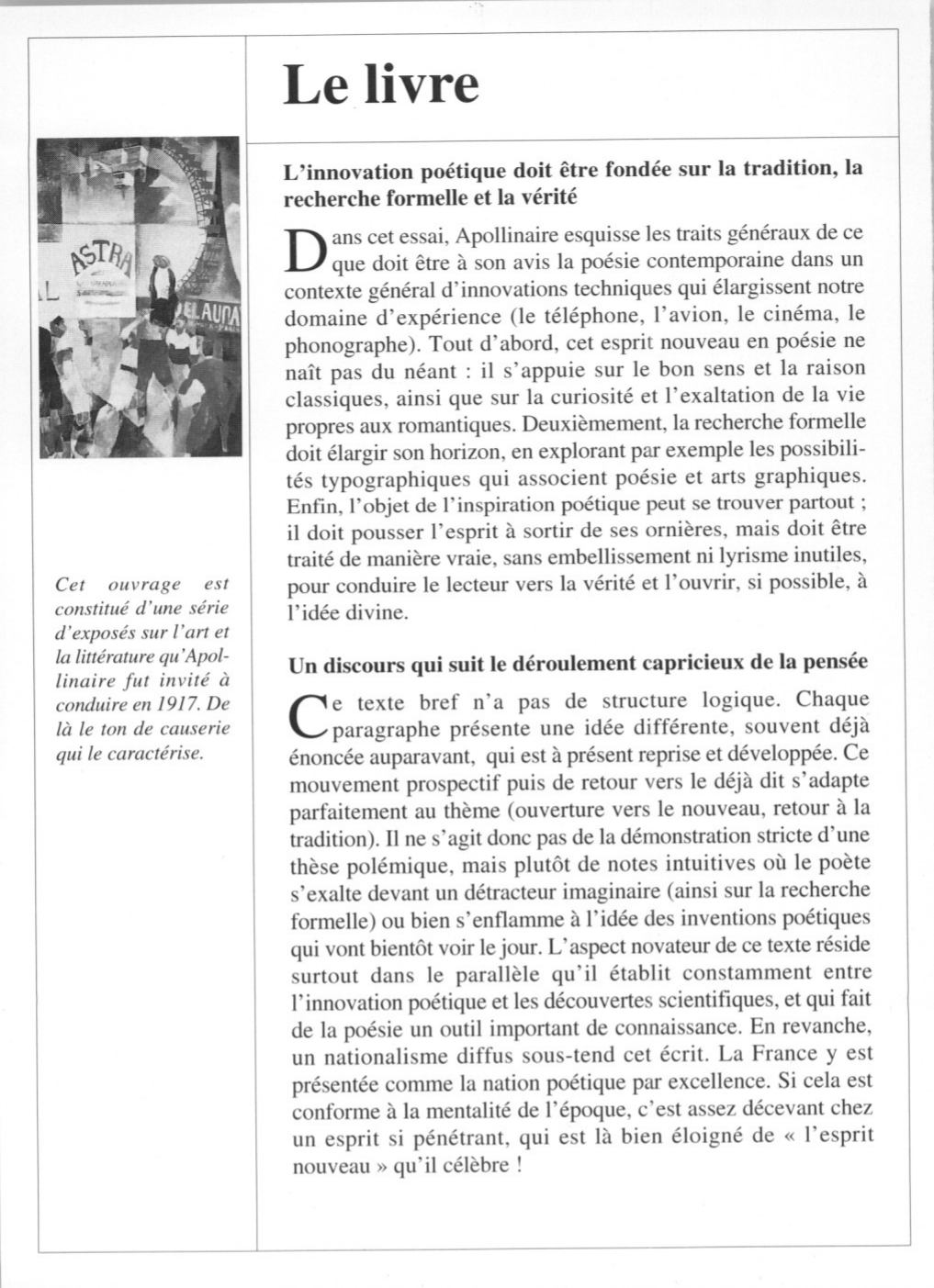 Prévisualisation du document L'Esprit nouveau et les poètes