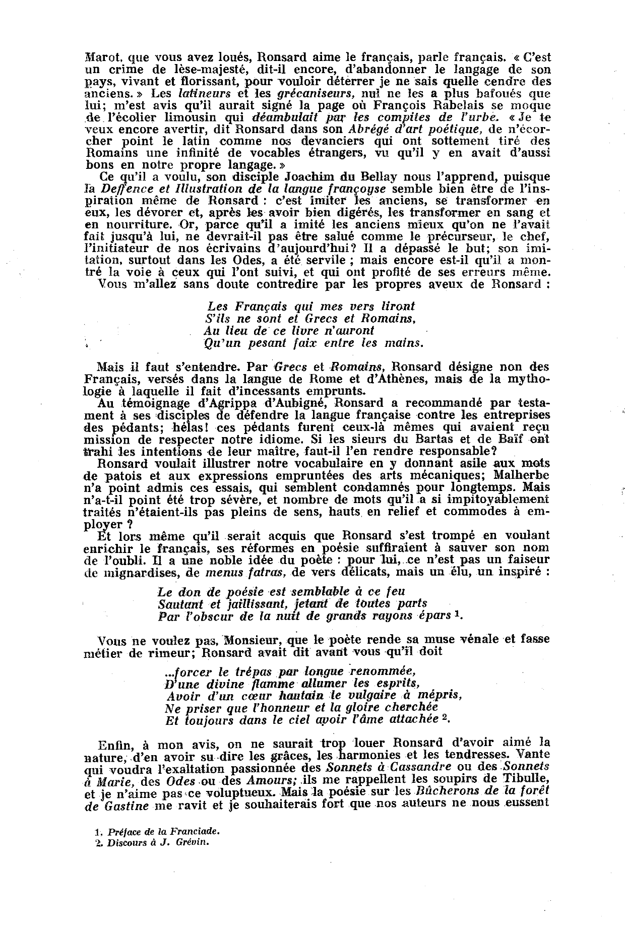 Prévisualisation du document Lettre à Boileau sur Ronsard