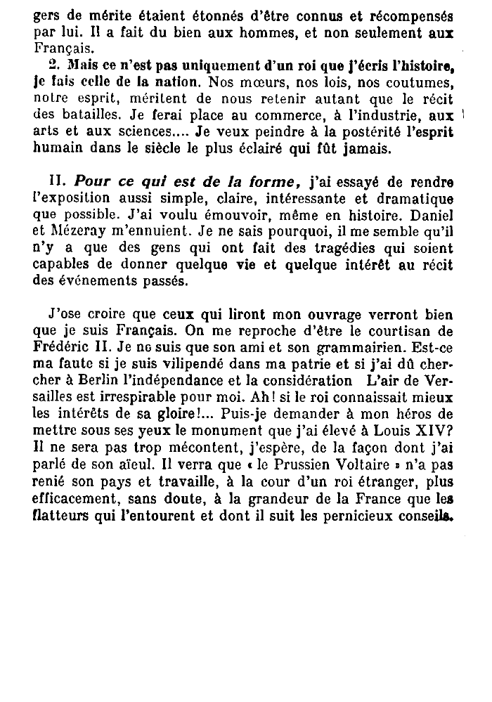 Prévisualisation du document Lettre de Voltaire, envoyant de Berlin Le Siècle de Louis XIV au maréchal de Richelieu, et le priant de présenter ce livre à Louis XV