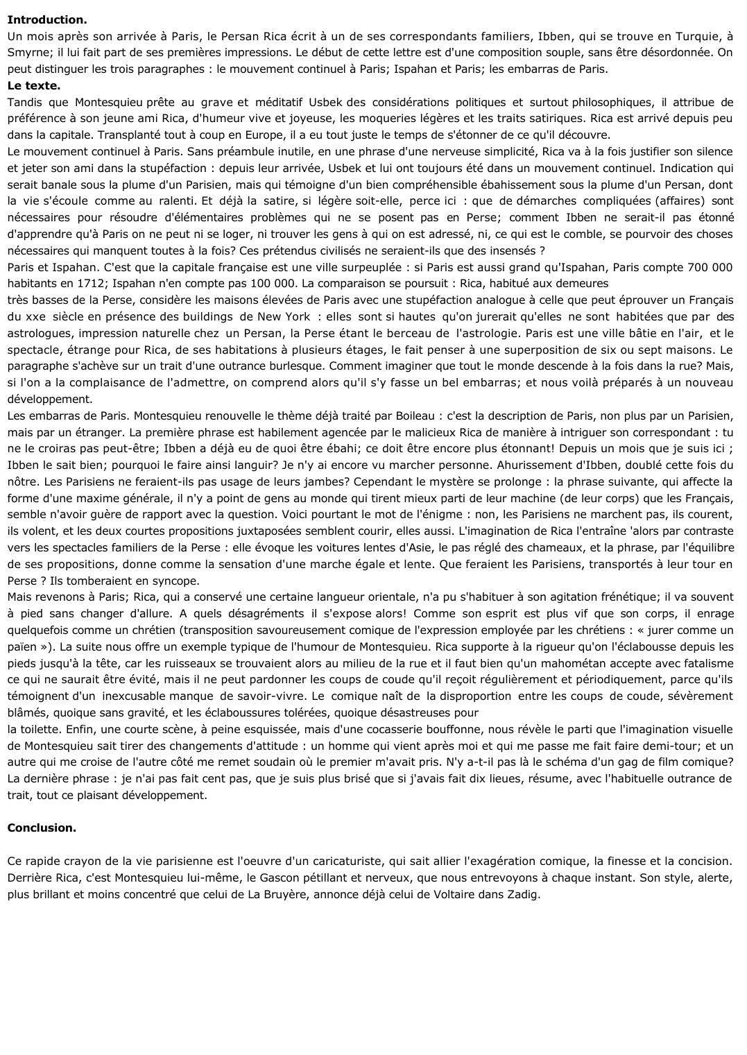 Prévisualisation du document 	Lettres persanes (lettre 24) - Montesquieu