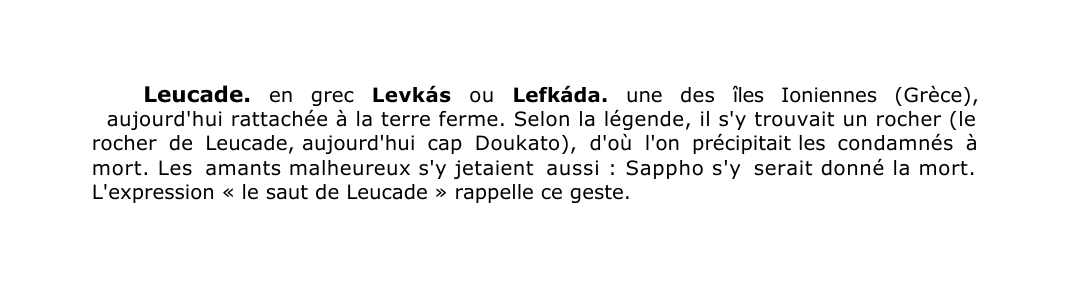 Prévisualisation du document Leucade.